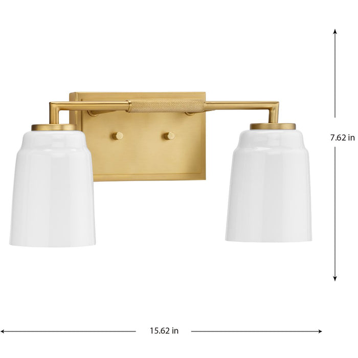 Spenser Two Light Bath-Bathroom Fixtures-Progress Lighting-Lighting Design Store