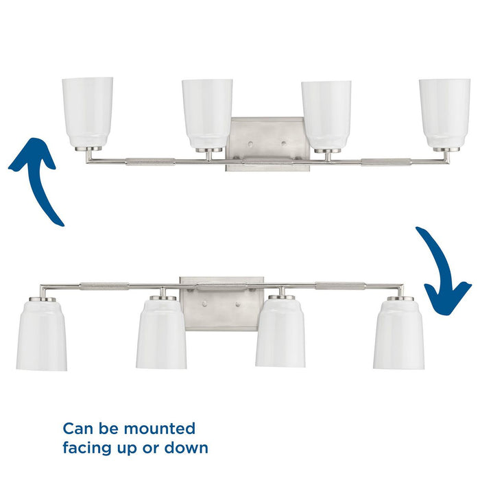 Spenser Four Light Bath-Bathroom Fixtures-Progress Lighting-Lighting Design Store