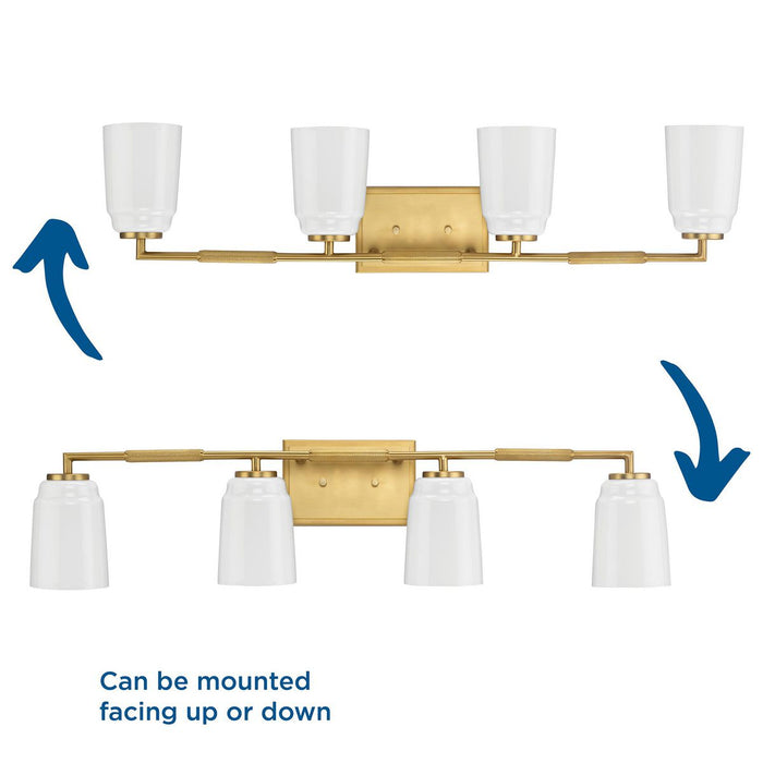 Spenser Four Light Bath-Bathroom Fixtures-Progress Lighting-Lighting Design Store