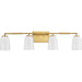 Spenser Four Light Bath-Bathroom Fixtures-Progress Lighting-Lighting Design Store