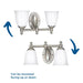 Victorian Bath Light-Bathroom Fixtures-Progress Lighting-Lighting Design Store
