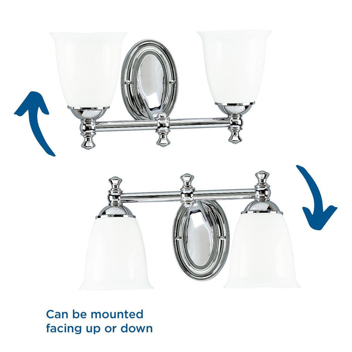 Victorian Bath Light-Bathroom Fixtures-Progress Lighting-Lighting Design Store