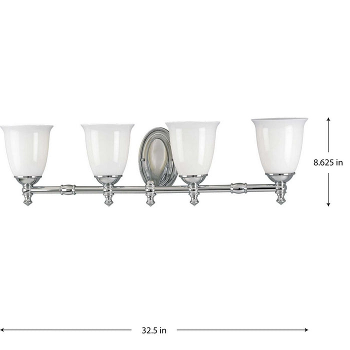 Victorian Bath Light-Bathroom Fixtures-Progress Lighting-Lighting Design Store