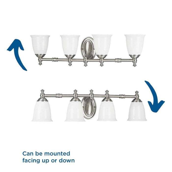 Victorian Bath Light-Bathroom Fixtures-Progress Lighting-Lighting Design Store