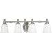 Victorian Bath Light-Bathroom Fixtures-Progress Lighting-Lighting Design Store