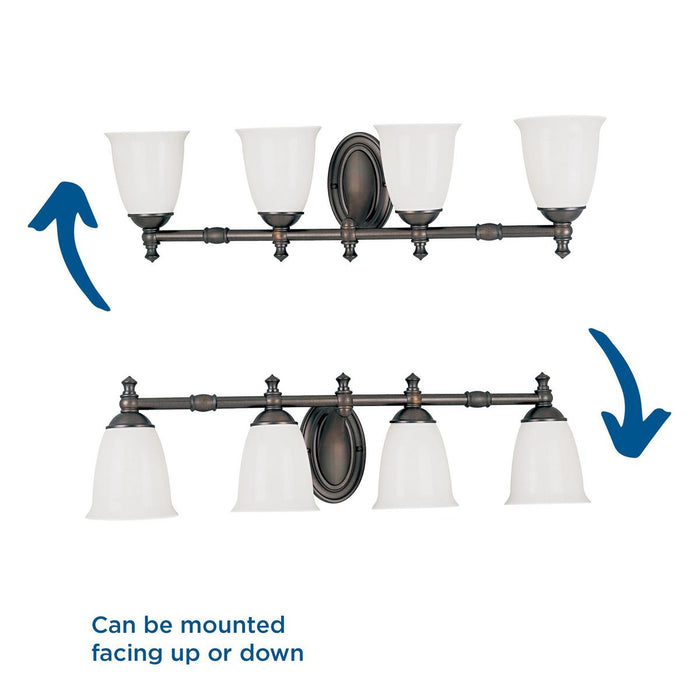 Victorian Bath Light-Bathroom Fixtures-Progress Lighting-Lighting Design Store