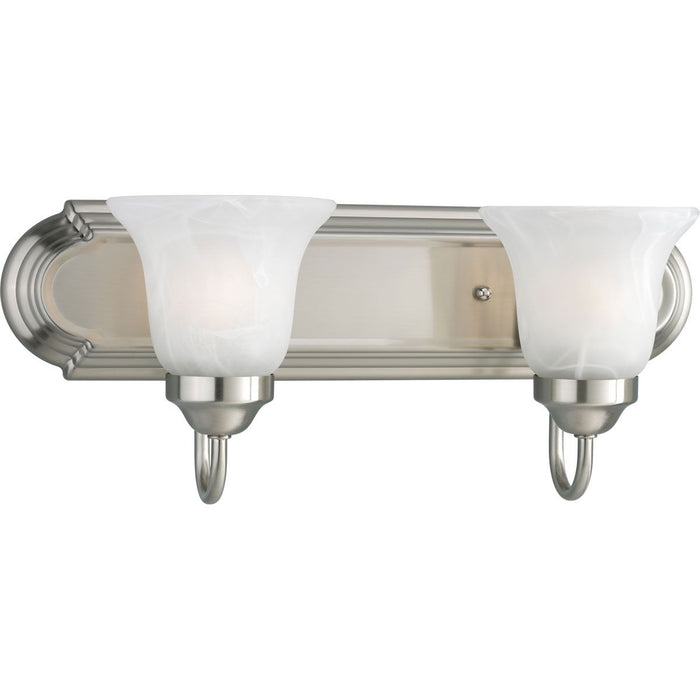 Alabaster Glass Bath Bracket-Bathroom Fixtures-Progress Lighting-Lighting Design Store