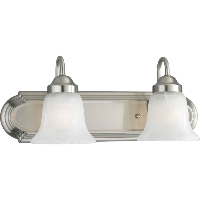 Alabaster Glass Bath Bracket-Bathroom Fixtures-Progress Lighting-Lighting Design Store