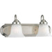 Alabaster Glass Bath Bracket-Bathroom Fixtures-Progress Lighting-Lighting Design Store