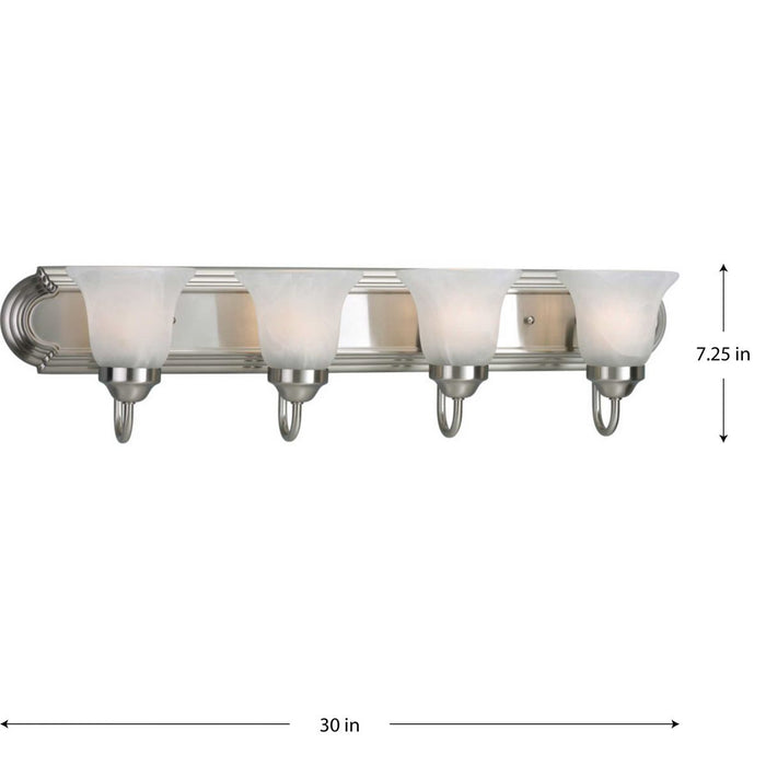 Alabaster Glass Bath Bracket-Bathroom Fixtures-Progress Lighting-Lighting Design Store