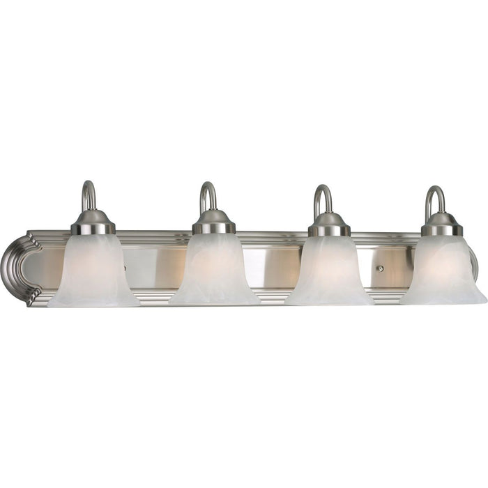 Alabaster Glass Bath Bracket-Bathroom Fixtures-Progress Lighting-Lighting Design Store
