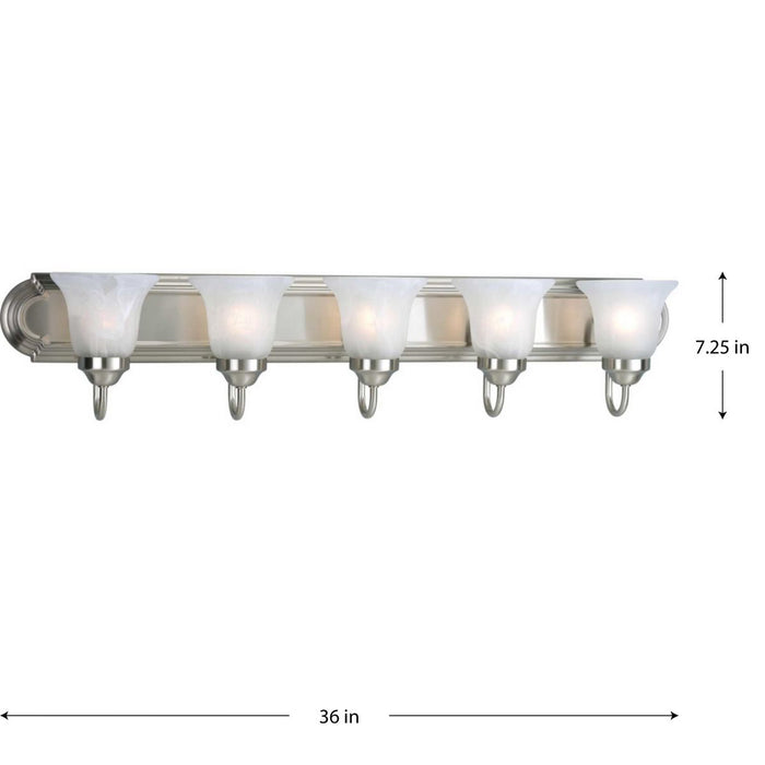 Alabaster Glass Bath Bracket-Bathroom Fixtures-Progress Lighting-Lighting Design Store