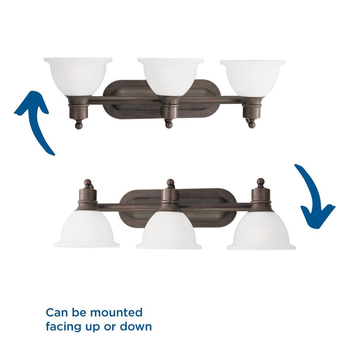 Madison Bath Bracket-Bathroom Fixtures-Progress Lighting-Lighting Design Store