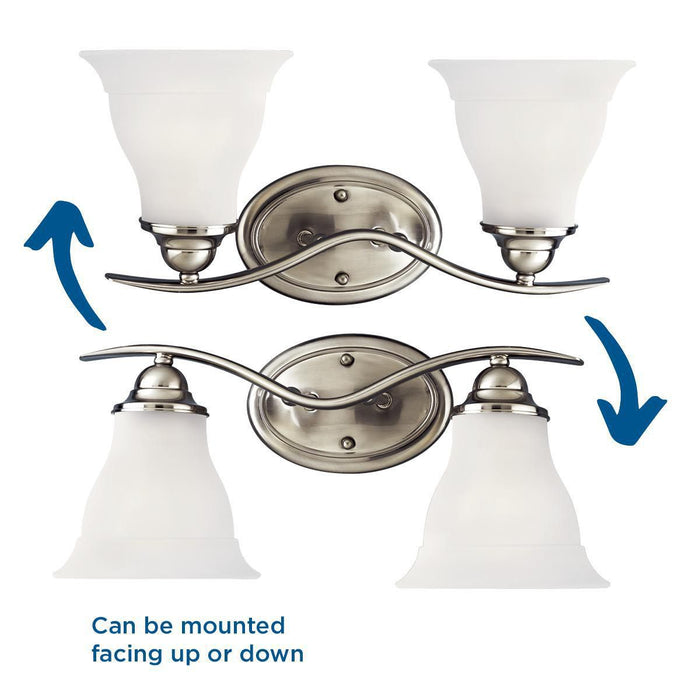 Trinity Bath Bracket-Bathroom Fixtures-Progress Lighting-Lighting Design Store