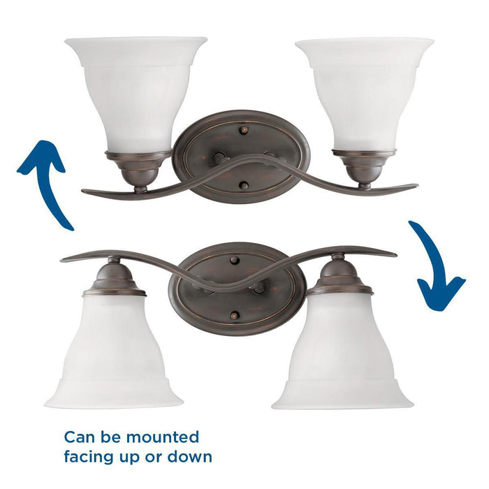 Trinity Bath Bracket-Bathroom Fixtures-Progress Lighting-Lighting Design Store