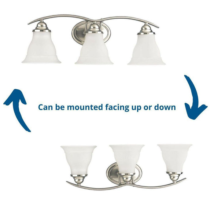 Trinity Bath Bracket-Bathroom Fixtures-Progress Lighting-Lighting Design Store