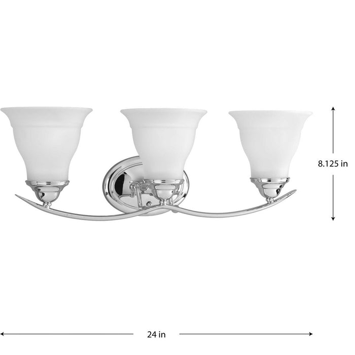 Trinity Bath Bracket-Bathroom Fixtures-Progress Lighting-Lighting Design Store