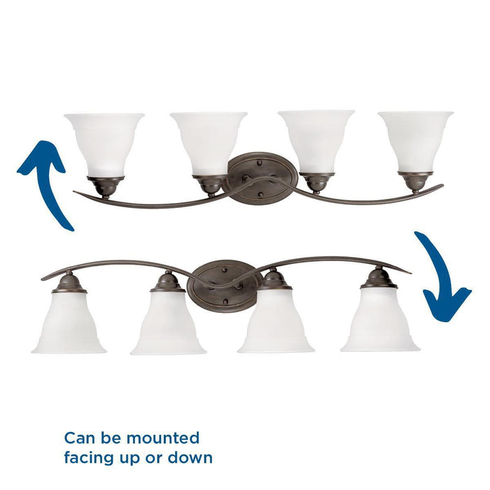 Trinity Bath Bracket-Bathroom Fixtures-Progress Lighting-Lighting Design Store