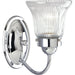 Economy Fluted Glass Bath Bracket-Sconces-Progress Lighting-Lighting Design Store