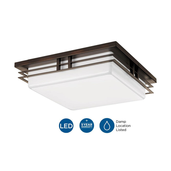 Helm LED Ceiling/Wall Mount-Flush Mounts-Progress Lighting-Lighting Design Store