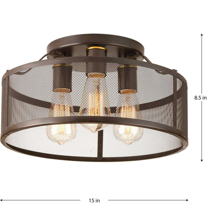 Swing Flush Mount-Semi-Flush Mts.-Progress Lighting-Lighting Design Store