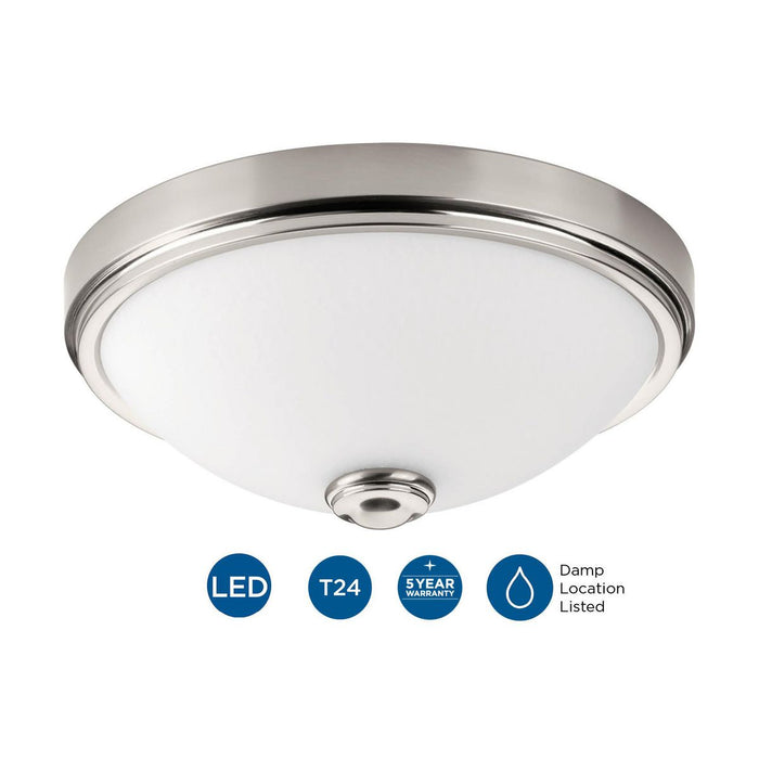 One Light Flush Mount-Flush Mounts-Progress Lighting-Lighting Design Store