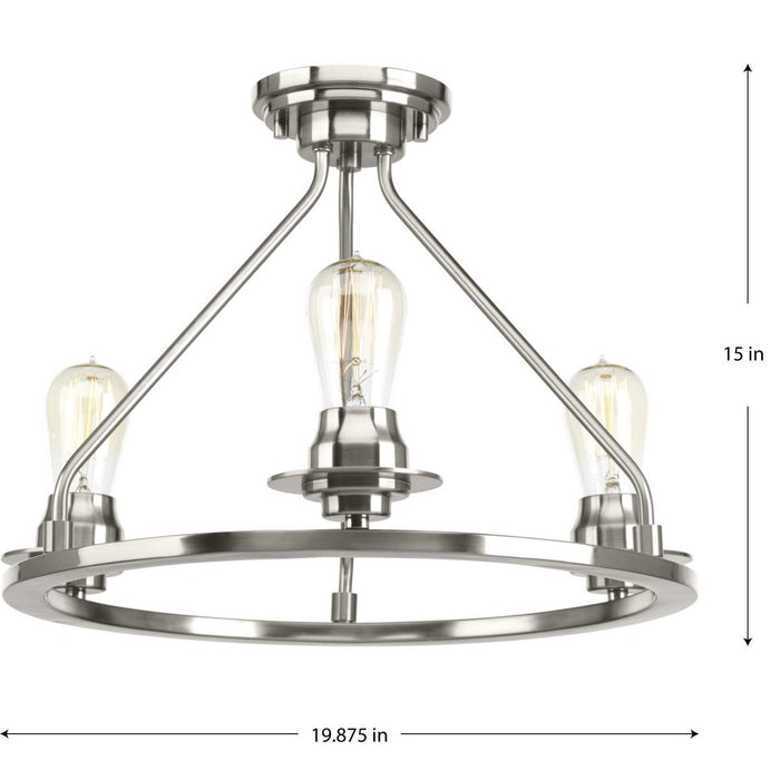 Debut Semi-Flush Convertible-Semi-Flush Mts.-Progress Lighting-Lighting Design Store