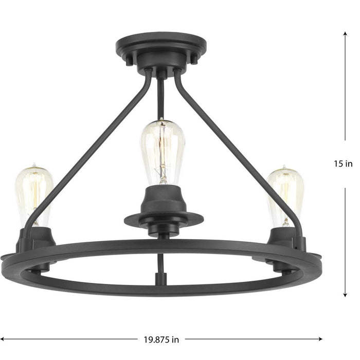 Debut Semi-Flush Convertible-Semi-Flush Mts.-Progress Lighting-Lighting Design Store