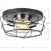 Gauge Flush Mount-Flush Mounts-Progress Lighting-Lighting Design Store