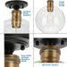 Hansford Flush Mount-Flush Mounts-Progress Lighting-Lighting Design Store
