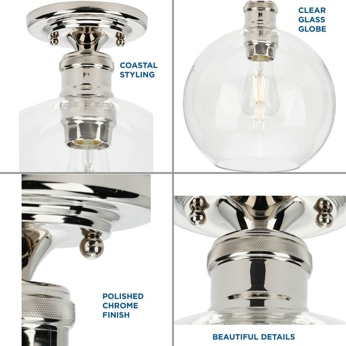 Hansford Flush Mount-Flush Mounts-Progress Lighting-Lighting Design Store