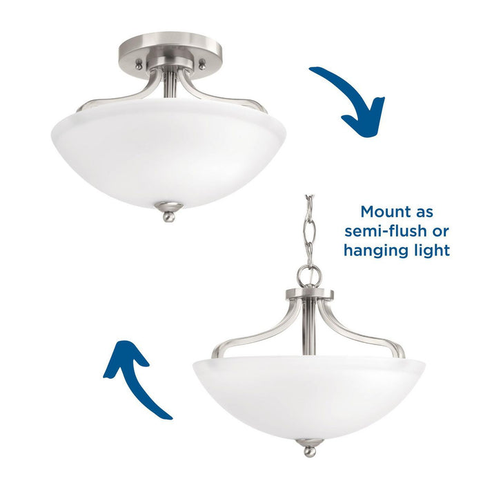 Laird Flush Mount-Semi-Flush Mts.-Progress Lighting-Lighting Design Store