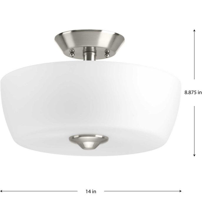 Leap Semi-Flush Mount-Semi-Flush Mts.-Progress Lighting-Lighting Design Store