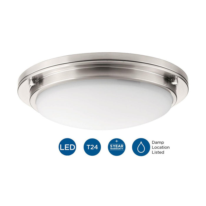 Apogee LED Flush Mount-Flush Mounts-Progress Lighting-Lighting Design Store