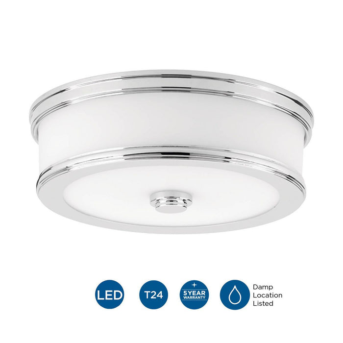Bezel LED Flush Mount-Flush Mounts-Progress Lighting-Lighting Design Store