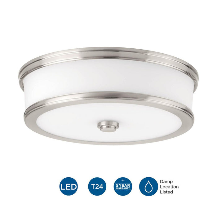 Bezel LED Flush Mount-Flush Mounts-Progress Lighting-Lighting Design Store