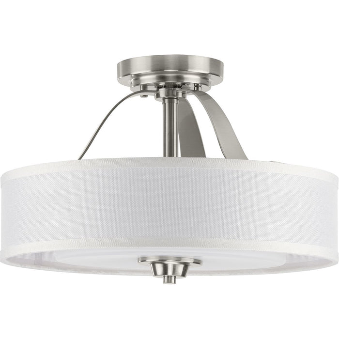 Kene Semi Flush Convertible-Semi-Flush Mts.-Progress Lighting-Lighting Design Store