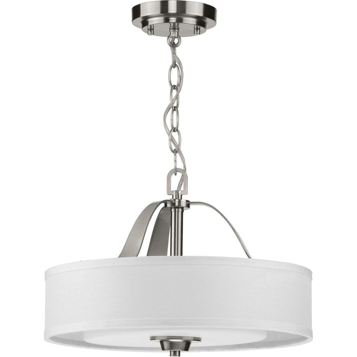 Kene Semi Flush Convertible-Semi-Flush Mts.-Progress Lighting-Lighting Design Store