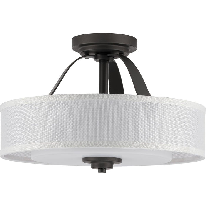 Kene Semi Flush Convertible-Semi-Flush Mts.-Progress Lighting-Lighting Design Store