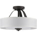 Kene Semi Flush Convertible-Semi-Flush Mts.-Progress Lighting-Lighting Design Store