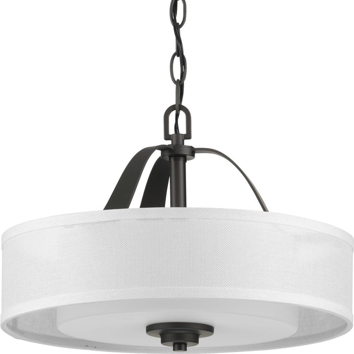Kene Semi Flush Convertible-Semi-Flush Mts.-Progress Lighting-Lighting Design Store