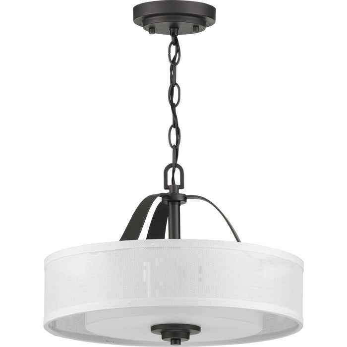 Kene Semi Flush Convertible-Semi-Flush Mts.-Progress Lighting-Lighting Design Store