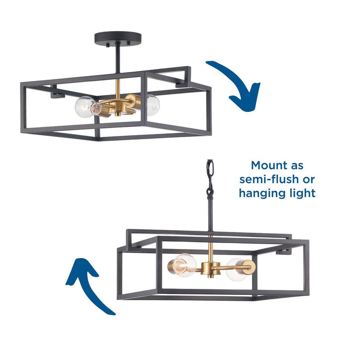 Blakely Semi-Flush Convertible-Semi-Flush Mts.-Progress Lighting-Lighting Design Store