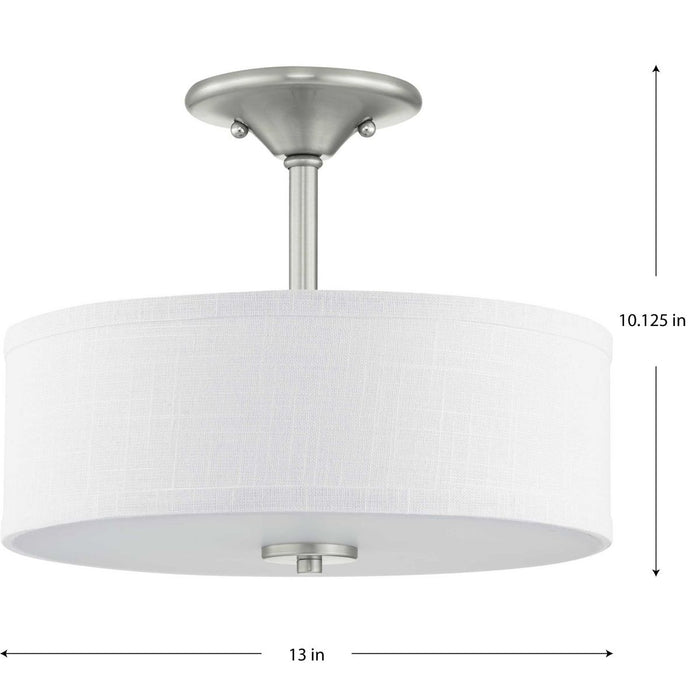 Inspire Semi-Flush Mount-Semi-Flush Mts.-Progress Lighting-Lighting Design Store