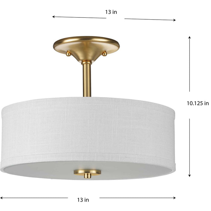 Inspire Semi-Flush Mount-Semi-Flush Mts.-Progress Lighting-Lighting Design Store