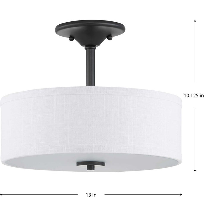 Inspire Semi-Flush Mount-Semi-Flush Mts.-Progress Lighting-Lighting Design Store