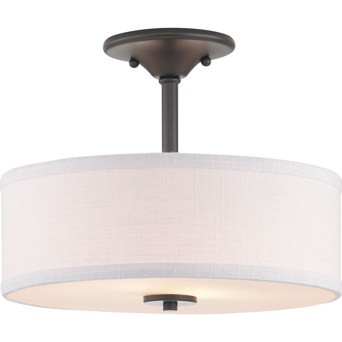 Inspire Semi-Flush Mount-Semi-Flush Mts.-Progress Lighting-Lighting Design Store
