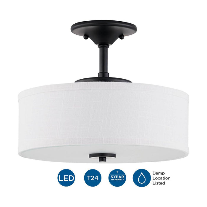 Inspire LED Semi-Flush-Semi-Flush Mts.-Progress Lighting-Lighting Design Store