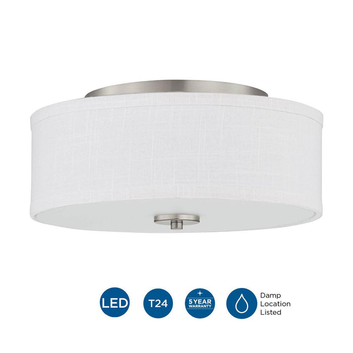 Inspire LED Semi-Flush-Flush Mounts-Progress Lighting-Lighting Design Store