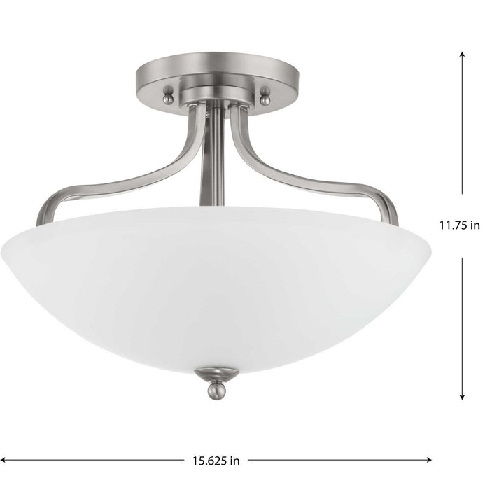 Laird Semi-Flush Mount-Semi-Flush Mts.-Progress Lighting-Lighting Design Store